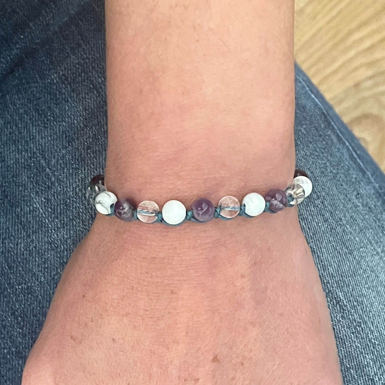 Bracelet pierres naturelles pour apaiser le mental et se recentrer