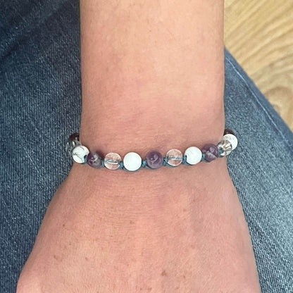 Bracelet pierres naturelles pour apaiser le mental et se recentrer