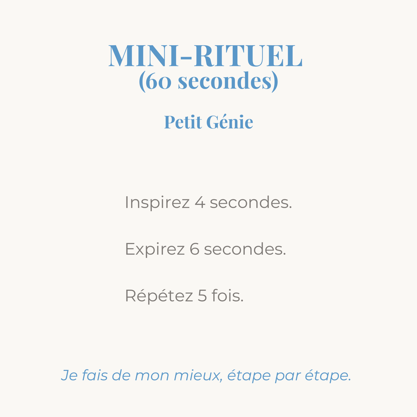 mini rituel petit genie pour accompagner votre bracelet